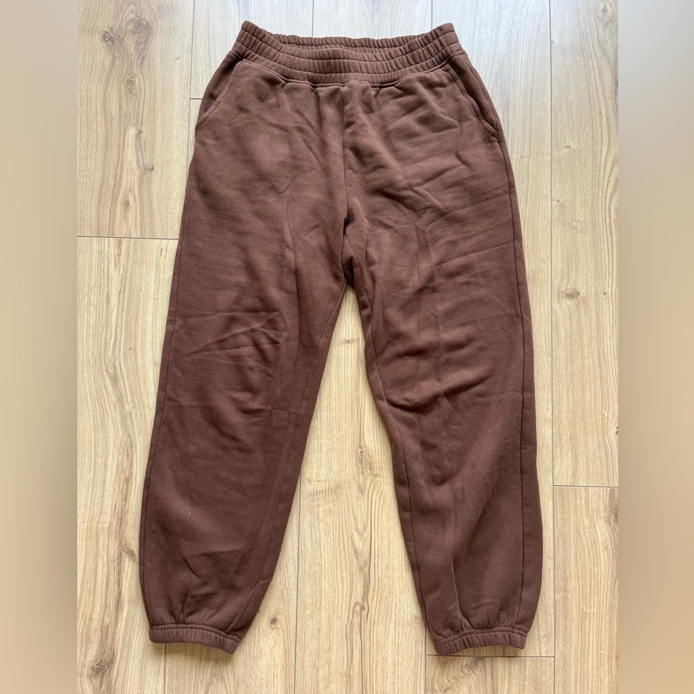 Brown sweatpants from American Eagle